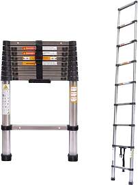 Autofather 2,6M Teleskopleiter Ausziehbare Leiter, 