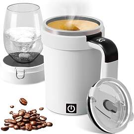 Automatischer Rührbecher, 380 ml mit Deckel und