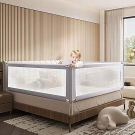 autozen Bettschutzgitter 150 cm, Einziehbares