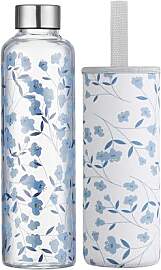 Autsel 500ml Glasflasche Trinkflasche Glas Sport