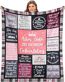 AUYAO Geschenke für Frauen Personalisierte Rosa