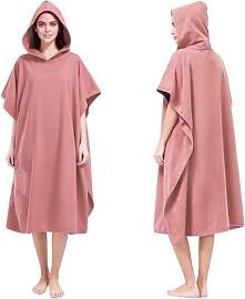 AUYAO Handtuch Poncho Unisex Mikrofaser Surf
