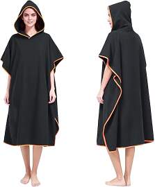 AUYAO Handtuch Poncho Unisex Mikrofaser Surf