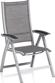 AVALON Multipositionssessel silber/ graphit