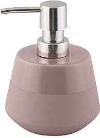 axentia Nevada Seifenspender, Steingut, taupe Ø