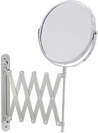 axentia Vergrößerungsspiegel in Silber,