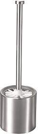 axentia WC Bürste Edelstahl & Behälter matt