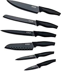 Axer Küchen Messerset Schwarz - Scharfe