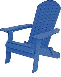 AXI Claire Adirondackstuhl aus Kunststoff in Blau