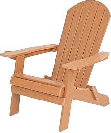 AXI Claire Adirondackstuhl aus Kunststoff in Braun 
