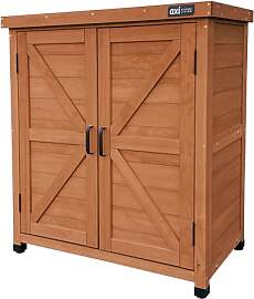 AXI Felix Gartenschrank aus Holz in Kaffeebraun |