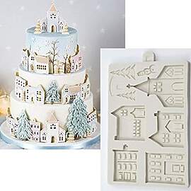 AXspeed 3D Weihnachten Silikon Kuchenform