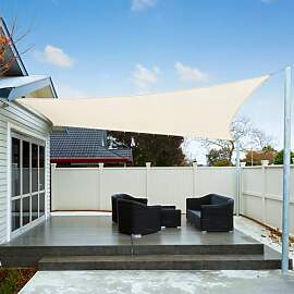 AXT SHADE Sonnensegel Wasserdicht Quadratisch 4x4m 