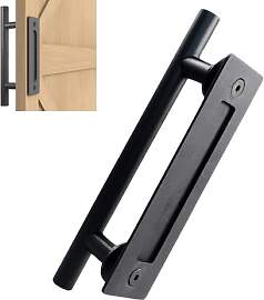 AXVRAV 30CM Scheunentor Griff Schwarz,
