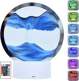 AXVRAV 3D Fließende Sandmalerei Nachtlicht, 16