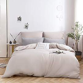 AYSW Bettwäsche gebürstet Microfaser 1 Bettbezug 