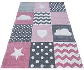 Ayyildiz Teppich KIDS pink B/L: ca. 120x170 cm