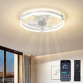 Azanaz Deckenventilator-mit-Beleuchtun 50cm