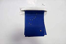 AZ FLAG - Fahnenkette Alaska 6 Meter Mit 20