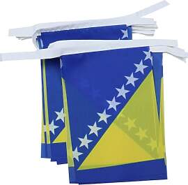 AZ FLAG - Fahnenkette Bosnien Und Herzegowina 6