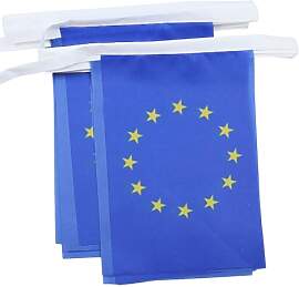 AZ FLAG - Fahnenkette Europäische Union 6 Meter