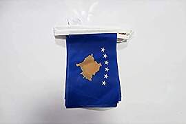 AZ FLAG - Fahnenkette Kosovo 6 Meter Mit 20