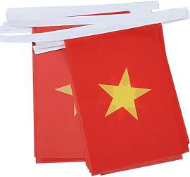 AZ FLAG - Fahnenkette Vietnam 4 Meter Mit 20