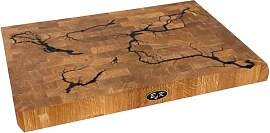 B4K® Hackblock aus Eiche 45x30x4 cm |