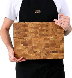 B4K Hackblock aus Eiche Stirnholz, Schneidebrett