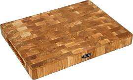 B4K® Schneidebrett aus Eiche Stirnholz 40 × 30