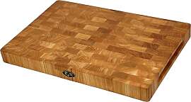B4K® Schneidebrett aus Eiche Stirnholz 45 × 30