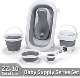 Baby-Badewannen-Set 5-in-1, schnell