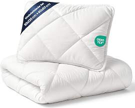 Baby Bettdecke und Kissen Kinderdecke 90x120 cm -