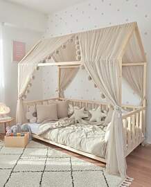 Baby Fancyroom Hausbett Himmel Betthimmel für