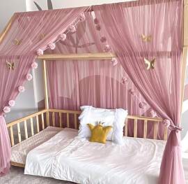 Baby Fancyroom Hausbett Himmel Betthimmel für