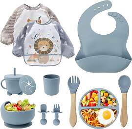 Baby Geschirrset,12er Set Kindergeschirr,