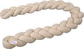 Babybay® Nestchenschlange Waffelpiqué geflochten 