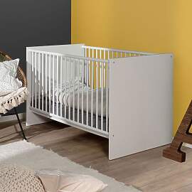 Babybett Folda teilmassiv mit Lattenrost und