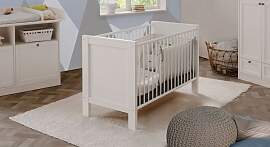 Babybett Holmar teilmassiv mit Lattenrost und