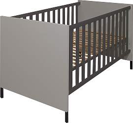 Babybett MÄUSBACHER, grau (kreidegrau,