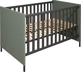 Babybett MÄUSBACHER, grau (pine grün,