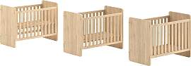 Babybett VIPACK "SAM 60/120 cm, später umbau 