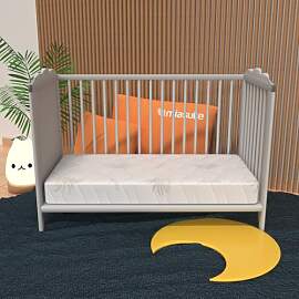 Babybettmatratze, 50x125 cm, 14 cm Hoch –