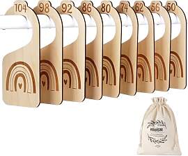 Babykleidung Trenner Holz, 10 Stück Baby