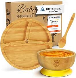 Babylovit Bambus Kinderteller | TÜV Geprüfter