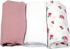 BabyLux Musselin Spannbettlaken Set – 3er Pack