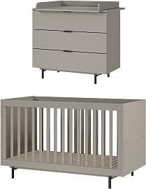Babymöbel-Set GERMANIA "Tomino", grau