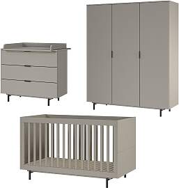 Babymöbel-Set GERMANIA "Tomino", grau