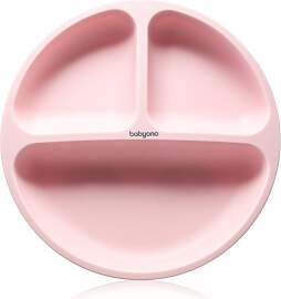 BabyOno Siilicone Plate 6m+ geteilter Teller mit