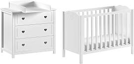 Babyzimmer-Komplettset VIPACK "Amori 3-tlg.